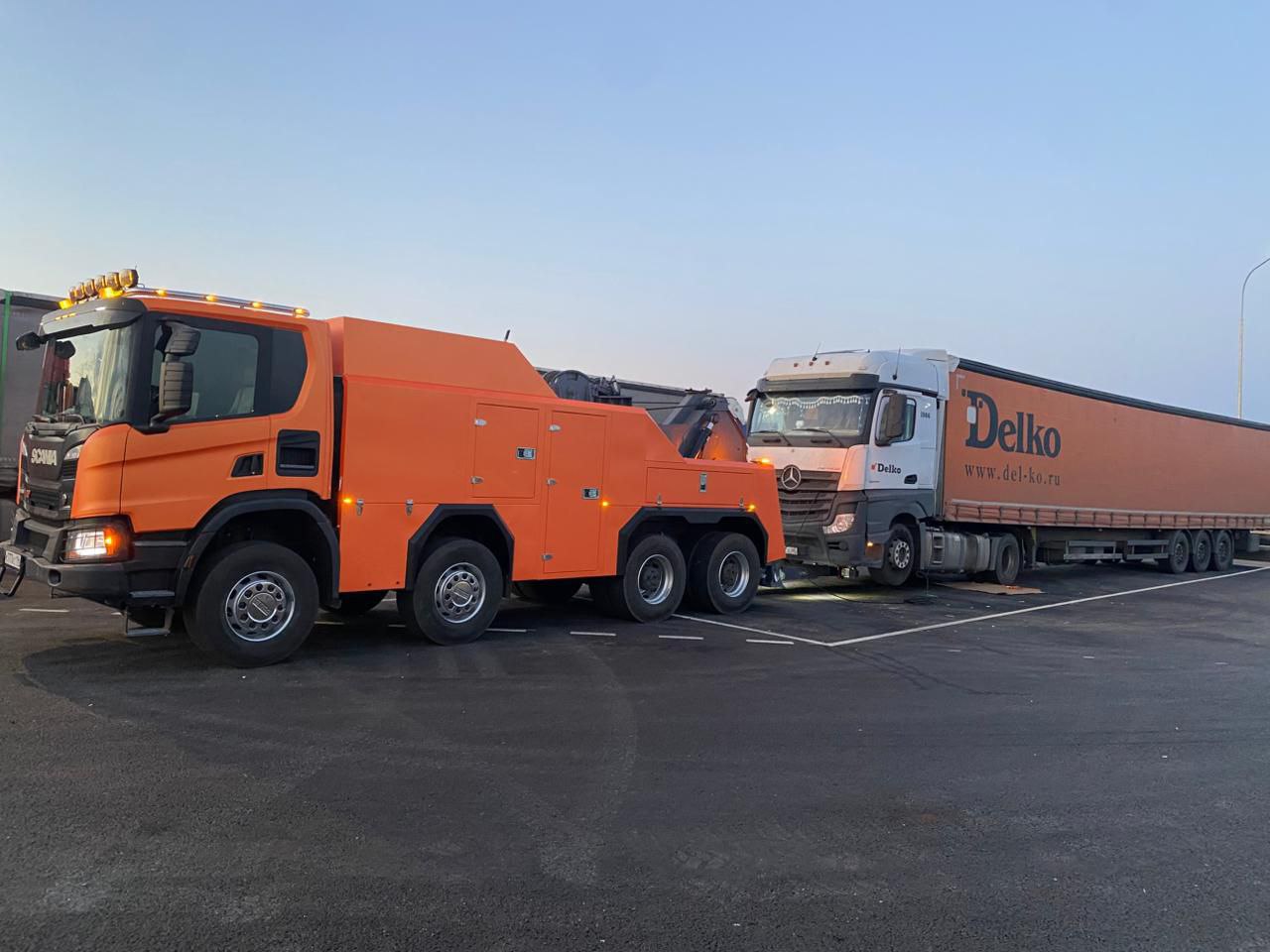 эвакуация сцепки